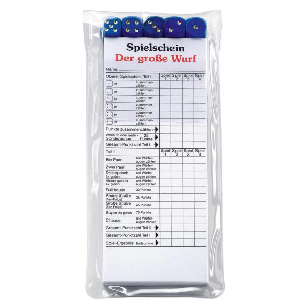 Würfelspiel 