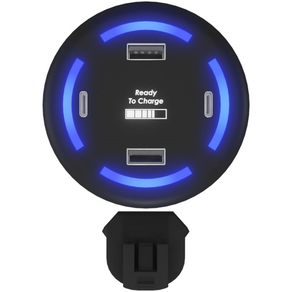 SCX.design H11 Smart Home Ladegerät mit Leuchtlogo