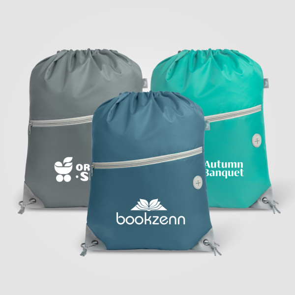 Daypack - Rucksack aus rPET mit Kordelzug