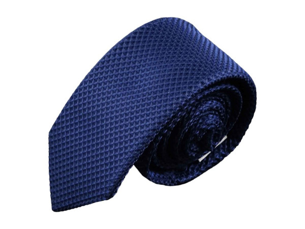 Krawatte schmal mit Diamanten Struktur - Elegante handgefertigte Krawatte für Herren aus Mikrofaser 