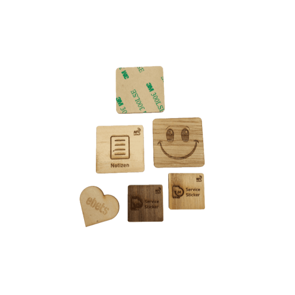 NFC Holzsticker