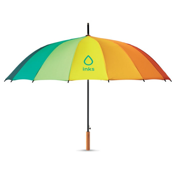 BOWBRELLA - Regenschirm regenbogenfarbig