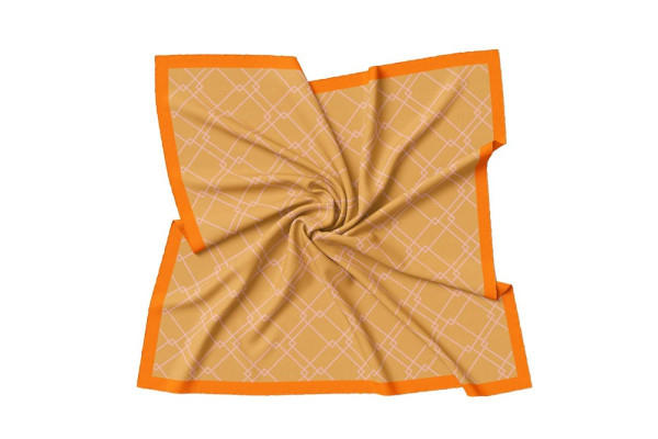Halstücher aus 100% Mikrofaser Idealgröße 60 x 60 für Corporate Look - Orange Lachs